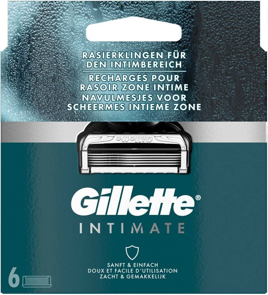 Gillette Intimate 6 St Rakblad Intim Rakning