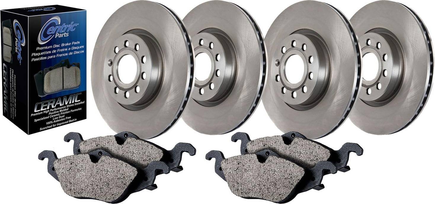 Brake and rotor kit Centric Brake Pad Rotor Kit