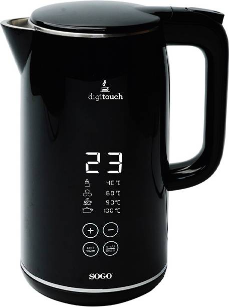 Acero Inoxidable Control Digital 2200W Pantalla LED Grande