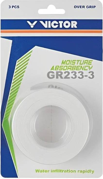 Victor Moisture Absorbency Overgrip 3-pack