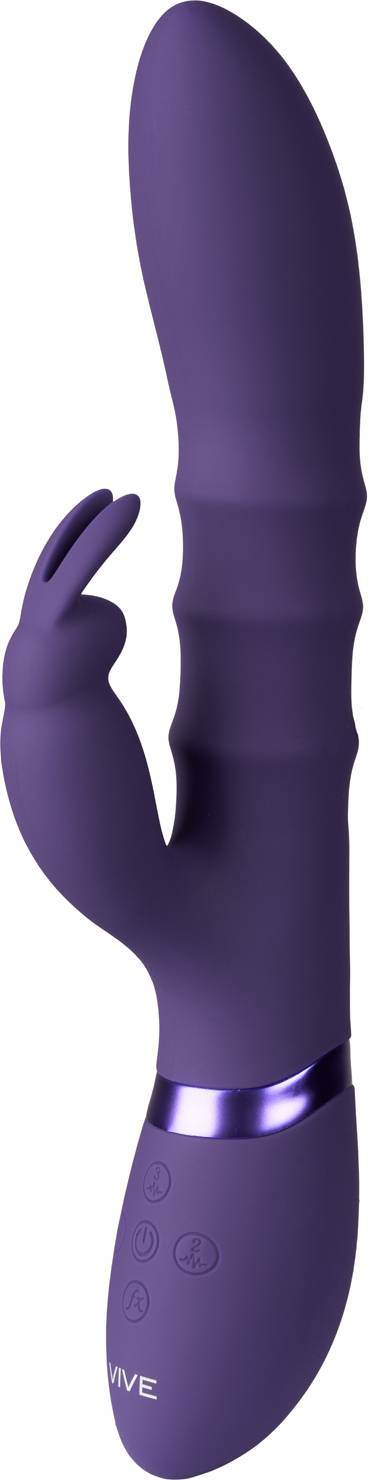 Up Down Stimulating Rings G-Spot Rabbit Purple
