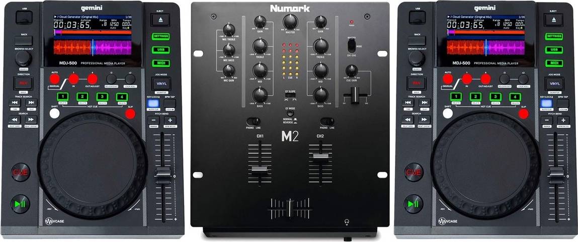 MDJ-500 e Numark M2 Bundle