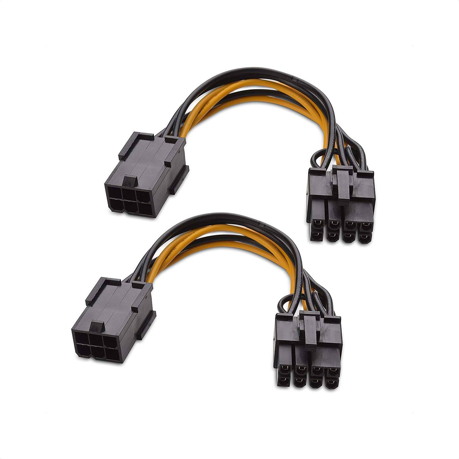 Cable matters Cable Matters Matters 2 Pack 6 Pin Pin Power Cable 4
