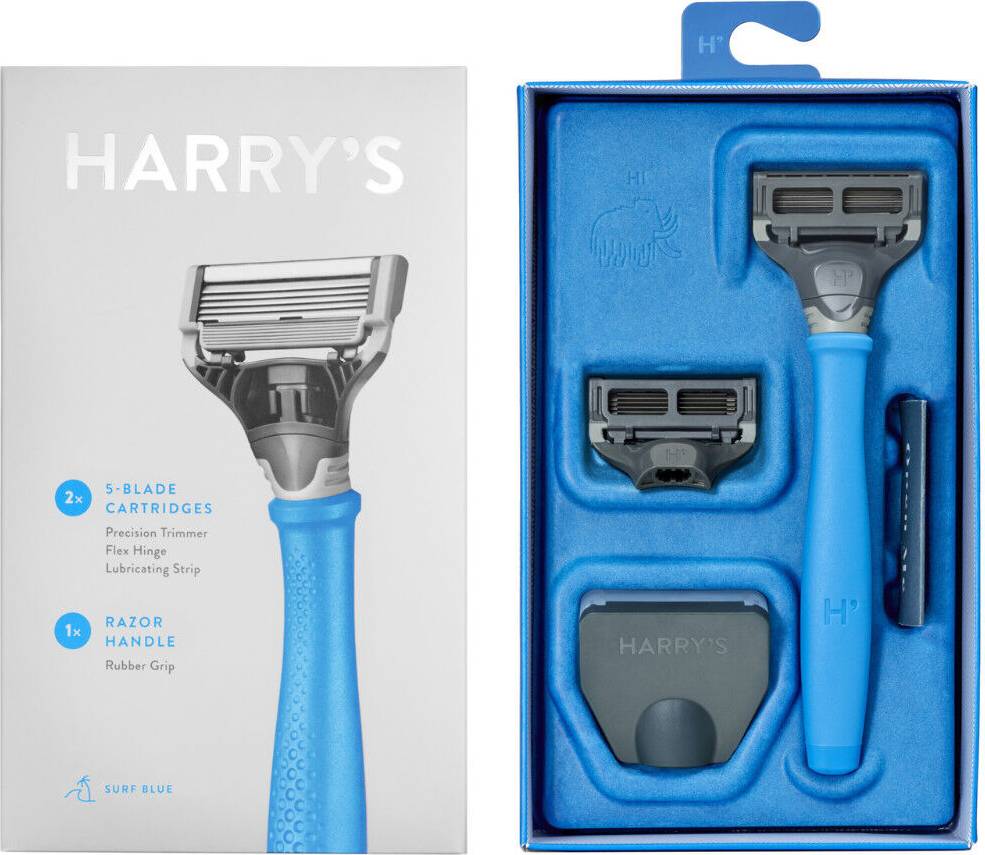 Harry's Two 5-Blade Cartridges Razor Handle