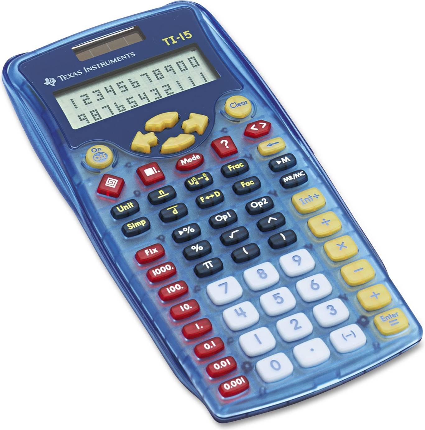 Ti calculator Texas Instruments Instrument TI15 TI-15 Explorer Elementary Calculator