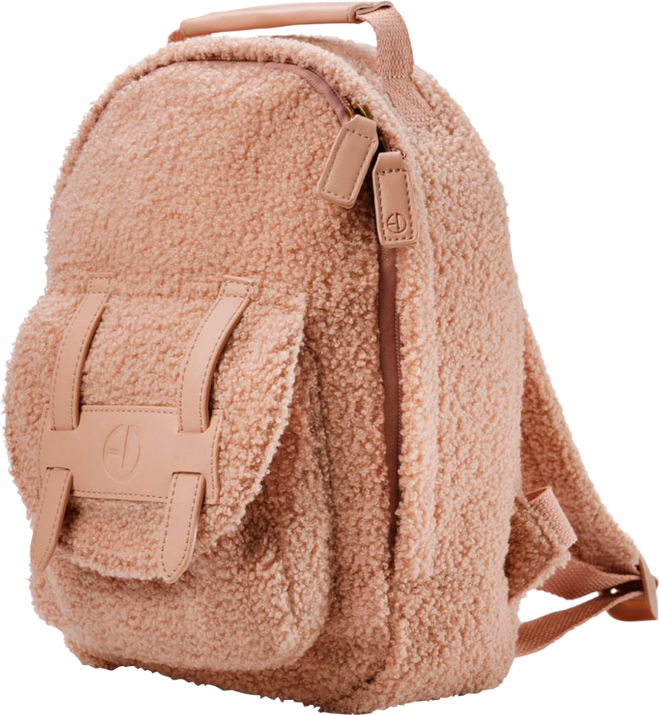 Mini Backpack Pink Boucle