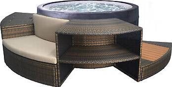 SP-VIP140MOB2 Vita 4 Places + Mobilier Semi Rigide Rond