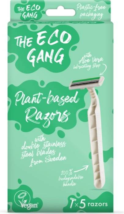 The Eco Gang Biodegradable Razor 5 Pack