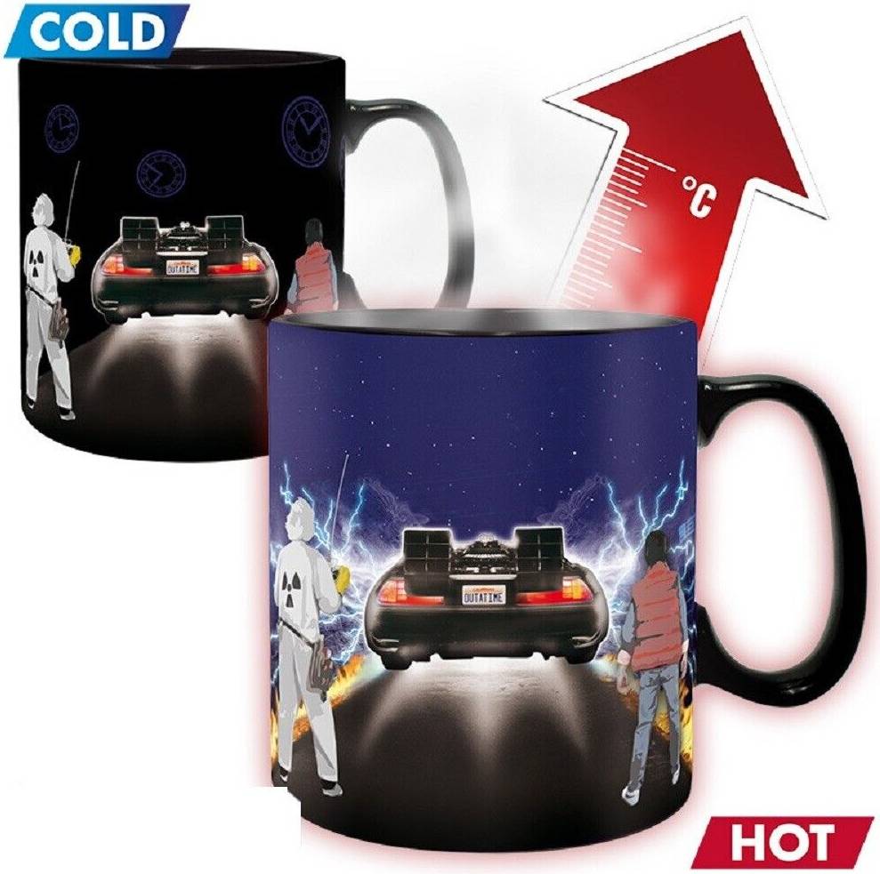 Back To The Future Time Machine Heat Change Mugg