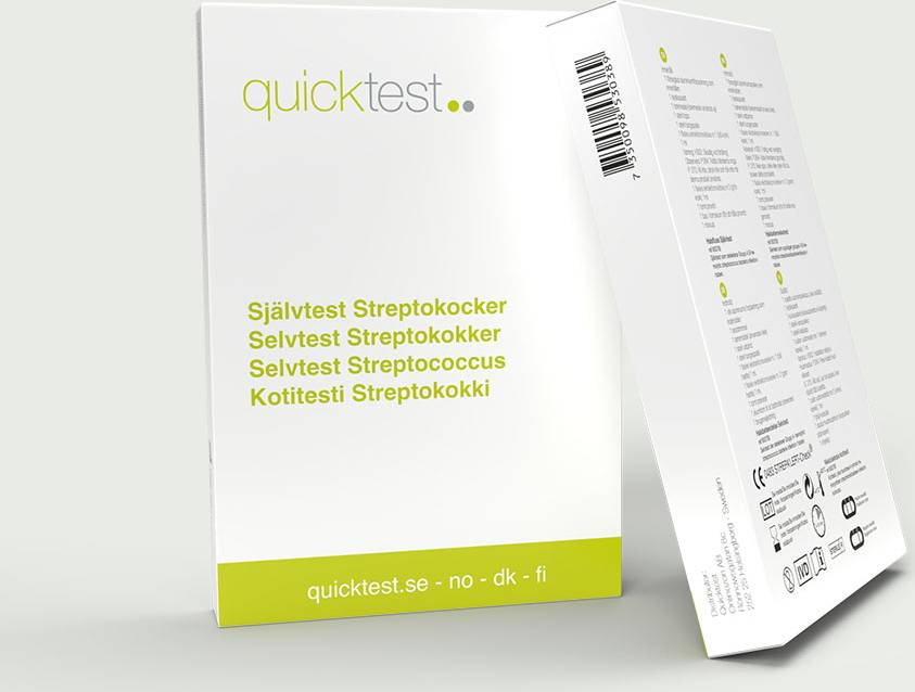 Quicktest Halsflusstest