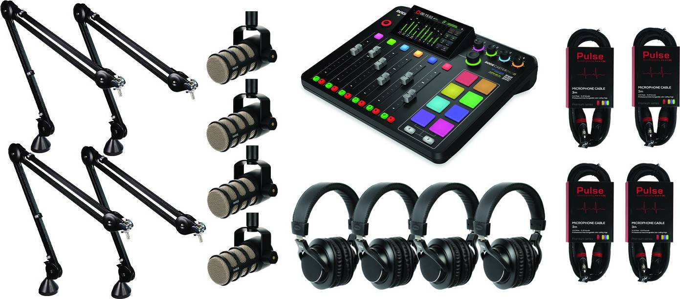 RØDE Rodecaster Pro II Basic bundle 4