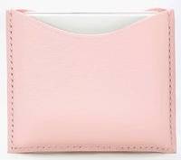 Pink Leather Compact Case
