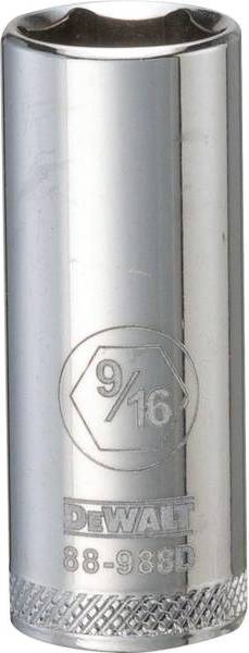 Stanley Tools SAE Socket Deep 6-Point 9/16 In 3/8 In Drive Head Socket Wrench
