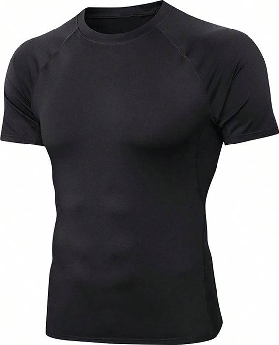 Compression shirts Shein Sports Compression Short Sleeve Basic T-Shirt