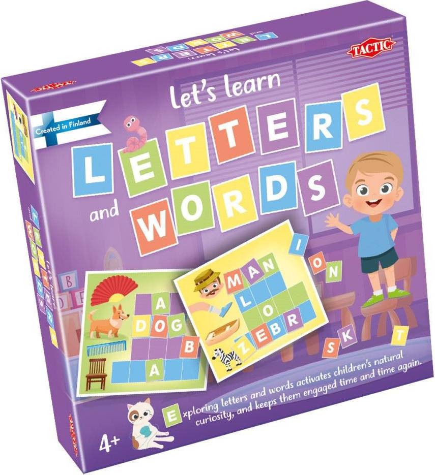 Tactic Let's Learn Letters and Words Purple