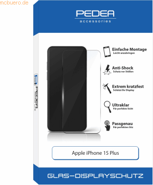 Protective Glass Screen Protector for iPhone 15 Plus