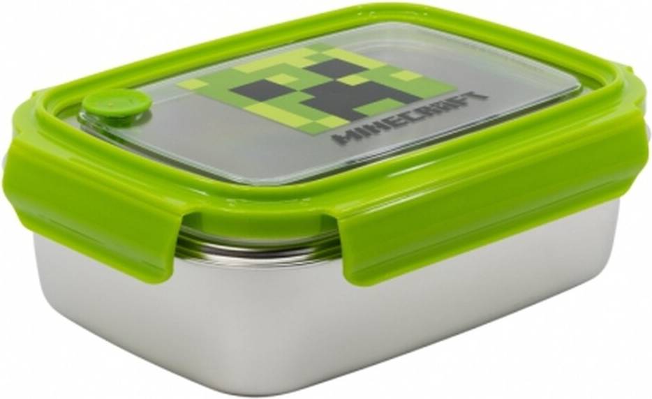 Minecraft Stainless Steel Rectangular Sandwich Box