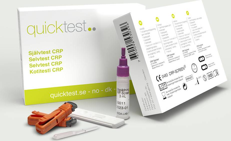 Quicktest CRP-test