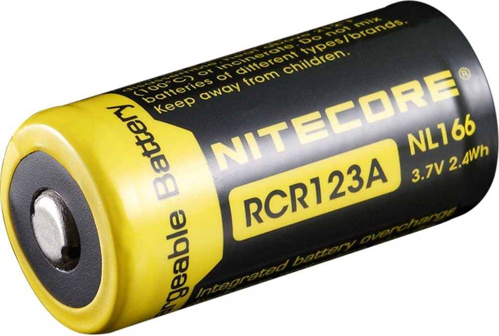 NiteCore RCR123A Compatible