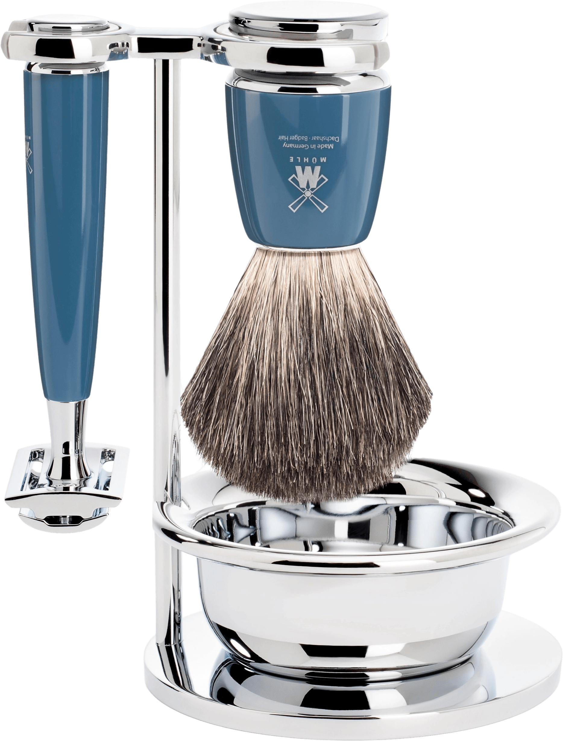 Mühle Safety Razor Kit Rytmo Pur Bleu