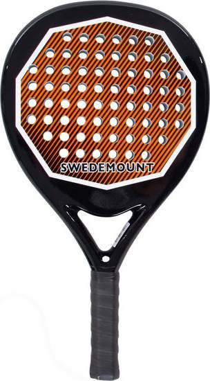 Swedemount Pro Padel Racket, Black/Orange, Onesize, Racketen Og Baller
