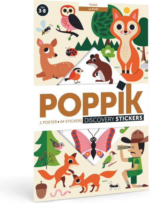 Poppik Stickerposter Discovery 60 Sticker
