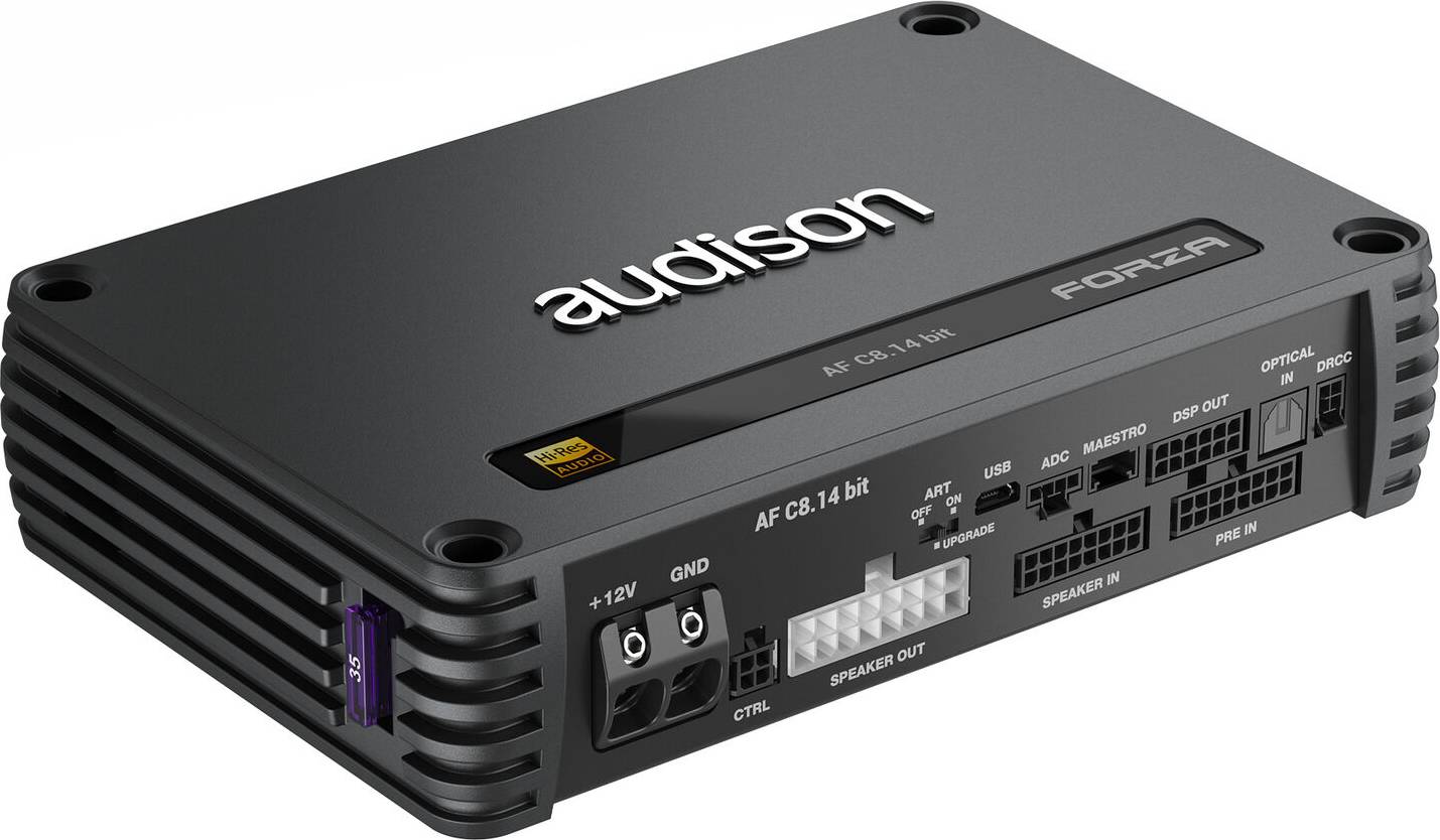 Audison Forza AF C8.14 Bit Amplifier 8 Channel 14 Channel DSP 800W RMS