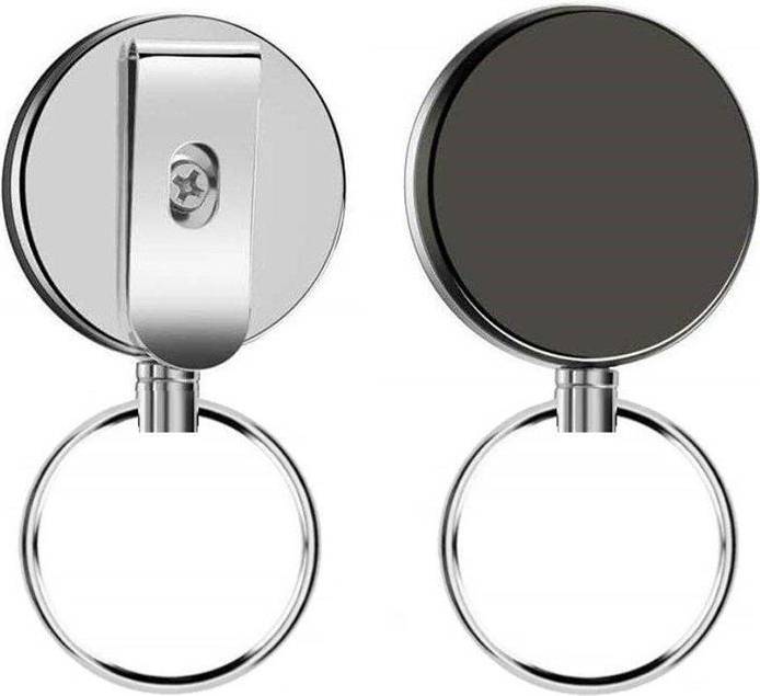 INF Retractable Keychain With Steel Wire Rope