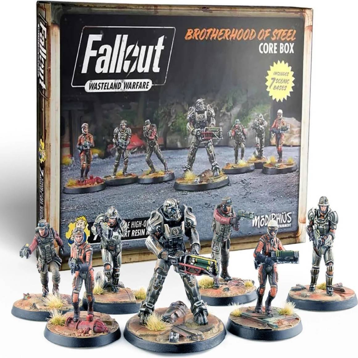 Modiphius Fallout WW Brotherhood Steel Core Box