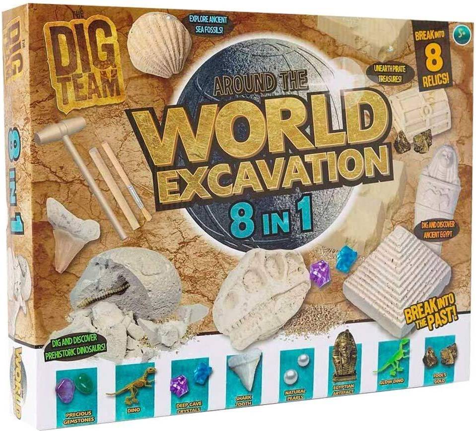 Grafix 8 In 1 World Excavation Dig Kit