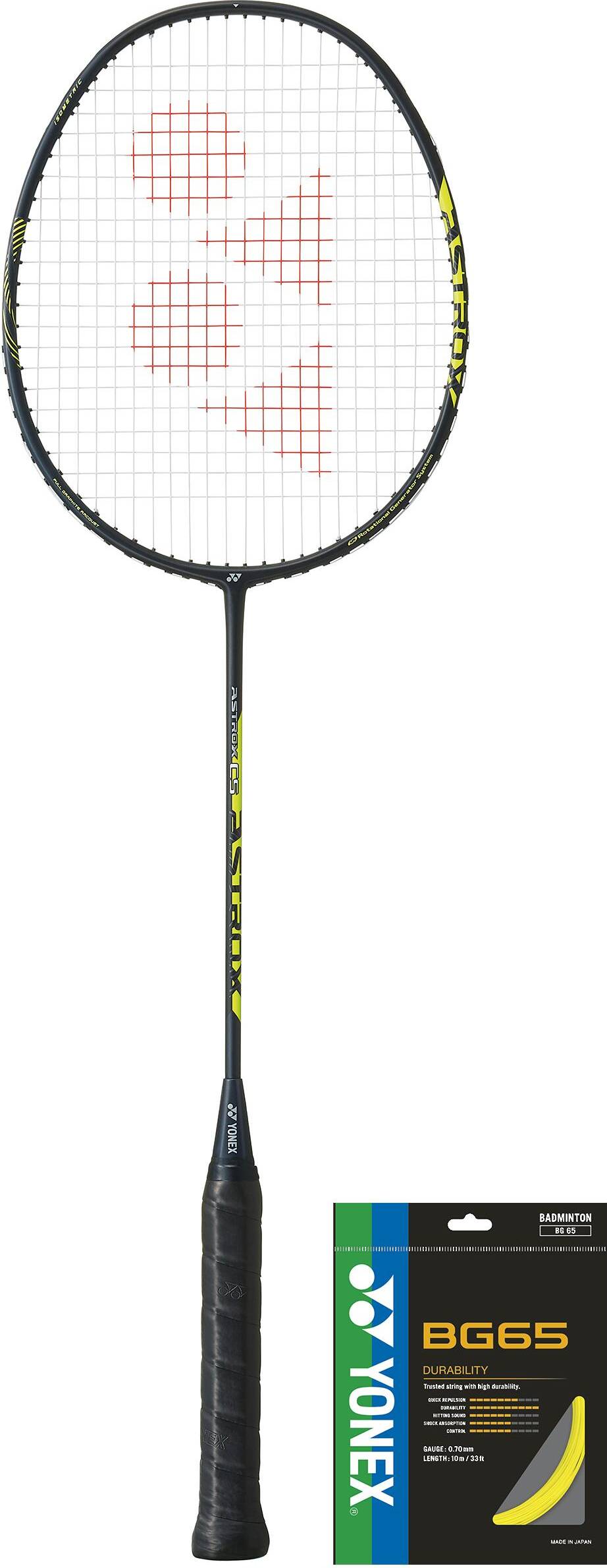 Badminton racket Yonex Badminton Racket Astrox CS Gul Strängad