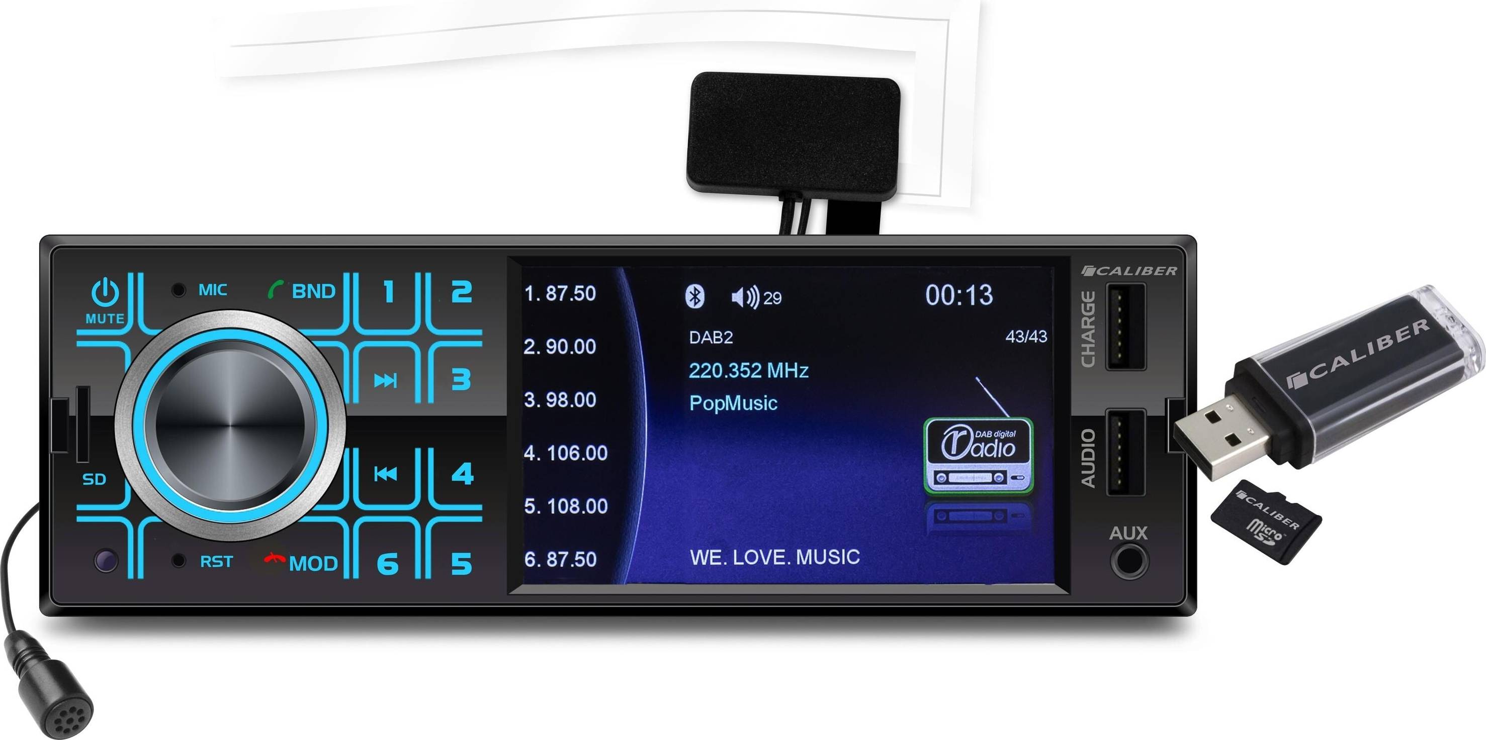 Dab +tuner Caliber RMD404DAB-BT DAB FM Tuner