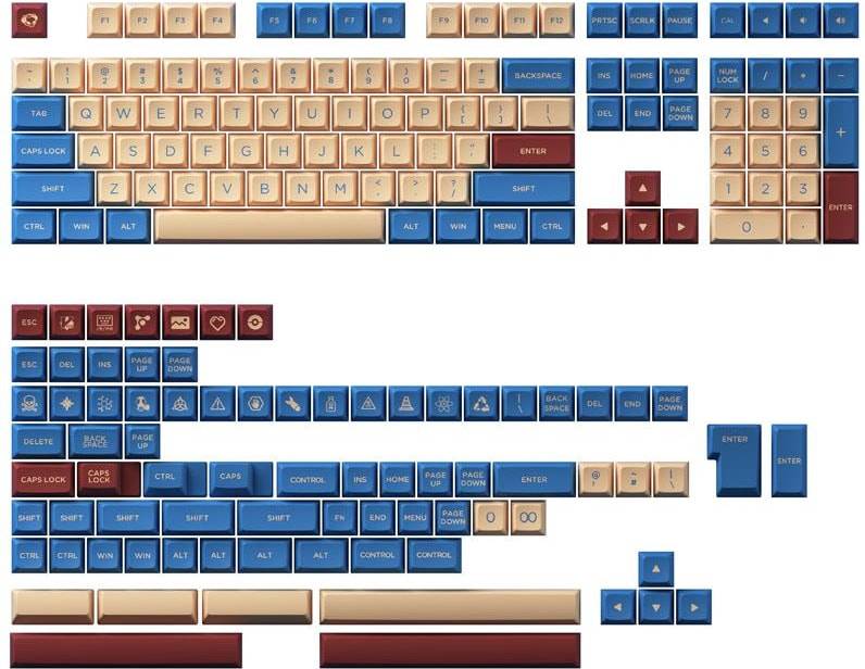 Akko Palace Keycap Set 187-Key