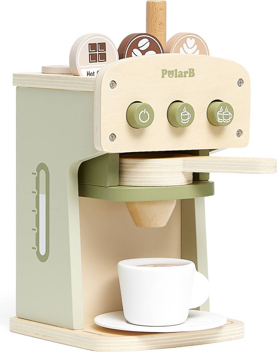 Macchina Da Caffè In Legno Verde