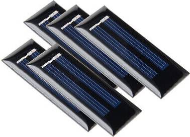 Uxcell 5pcs 1V 50mA Poly Mini Solar Panel Module