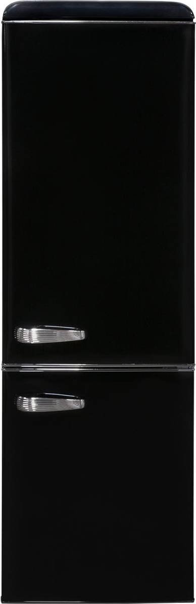 Black retro fridge SIA RTO19BL Free Standing