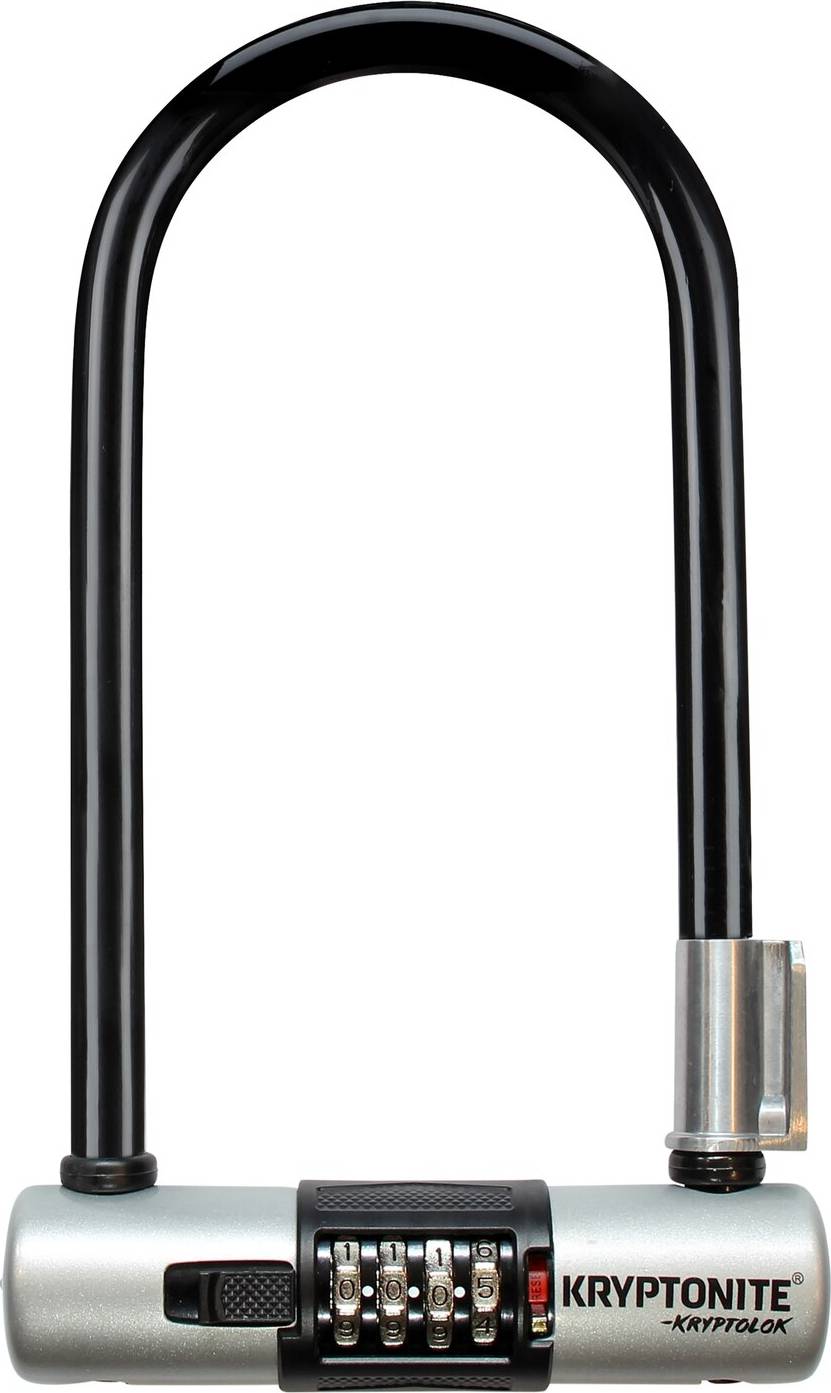 Sold secure gold bike locks Kryptonite Kryptolok Combo U-Lock With Bracket