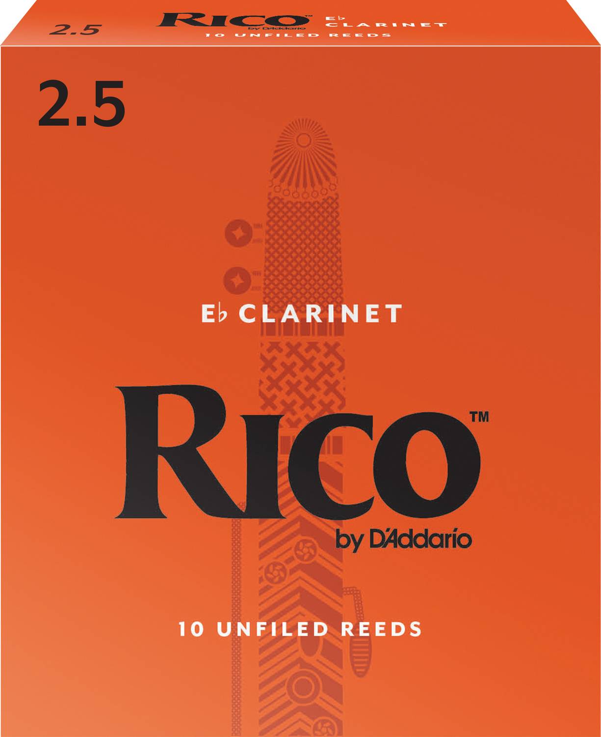 Eb Clarinet Reeds 2.5 10 Pack