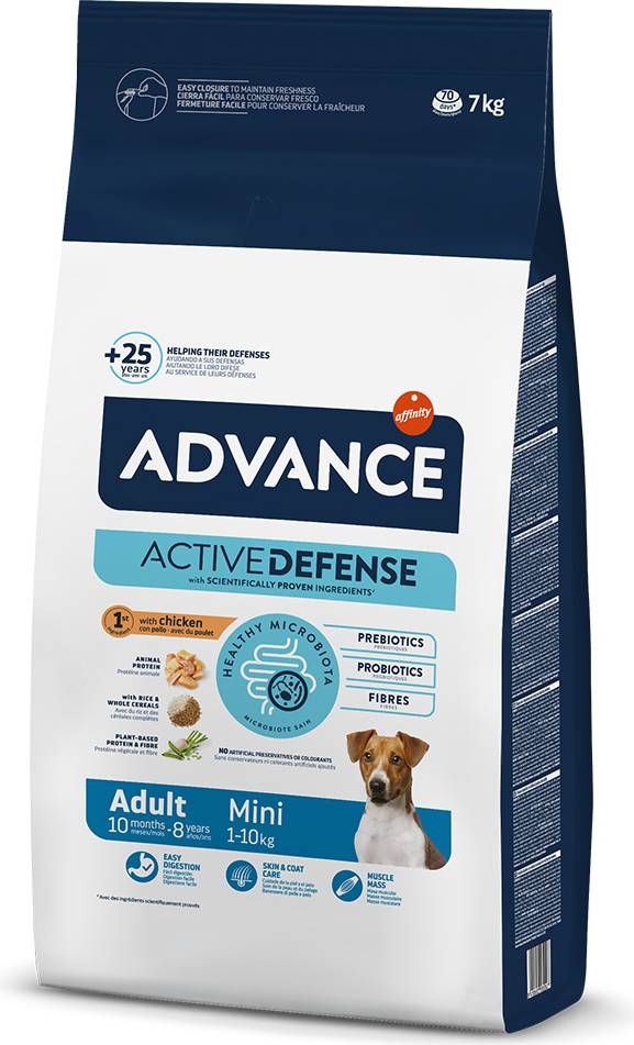 Mini Adult Pollo e Riso Crocchette Per Cane - 2 x 7 kg