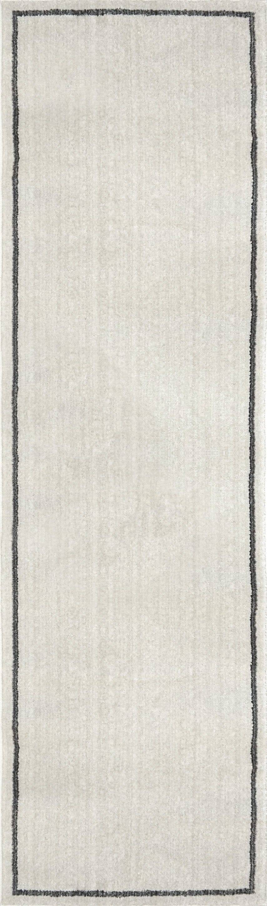Dynamic Rugs The Simplicity Modern Rug 2.3 x 7.7 White