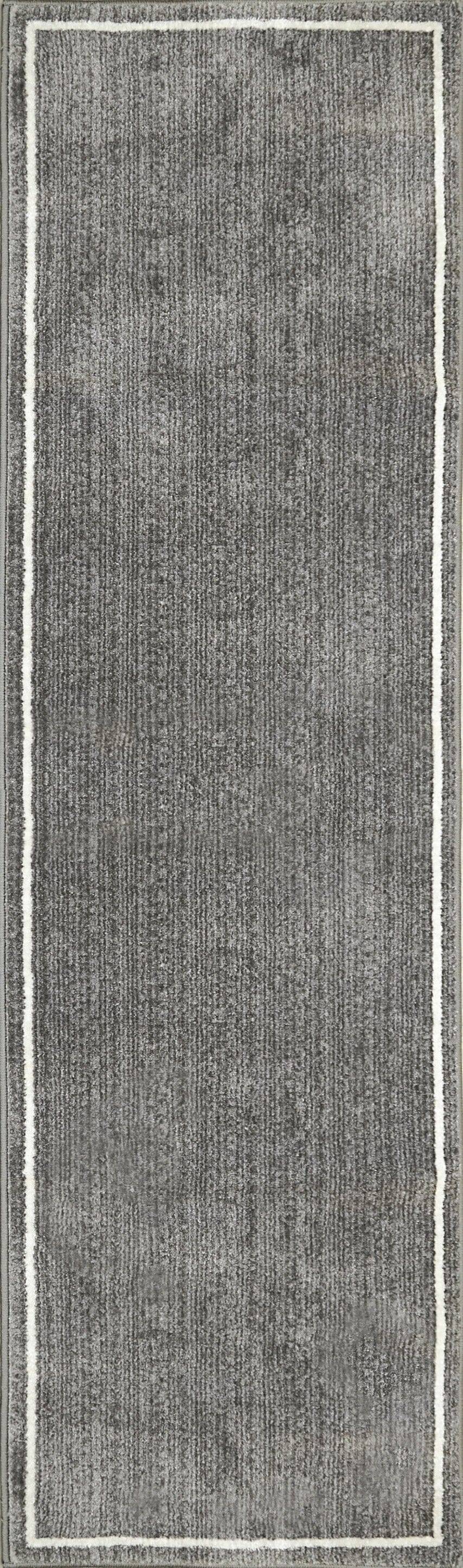 Dynamic Rugs The Simplicity Modern Rug 2.3 x 7.7 Blue, Grey, White, Red