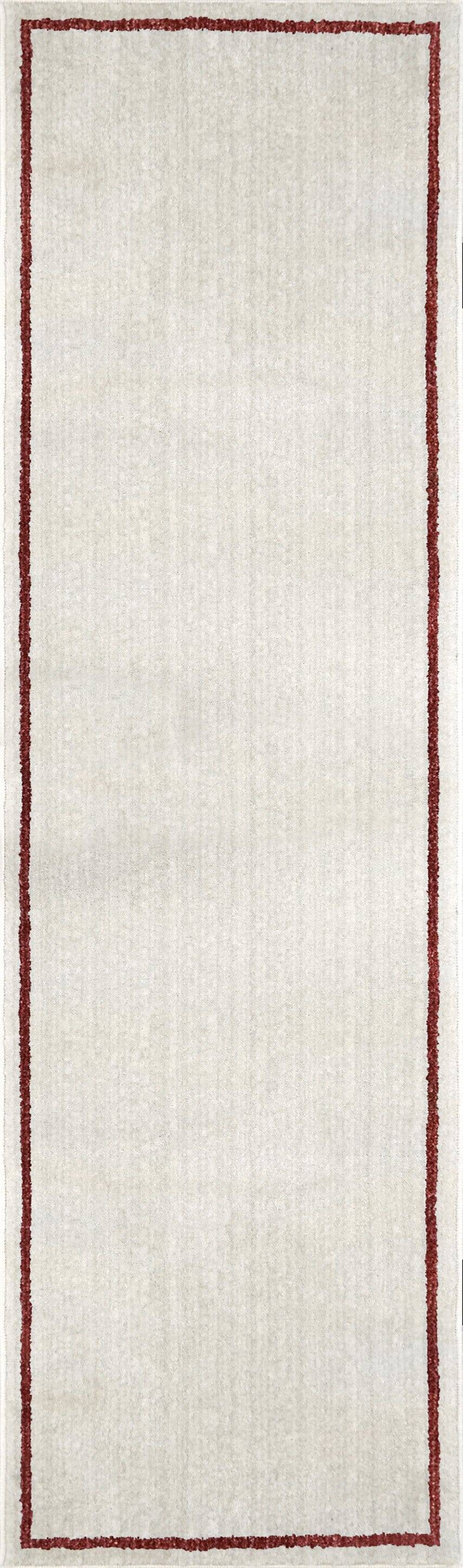 Dynamic Rugs The Simplicity Modern Rug 2.3 x 7.7 White, Blue