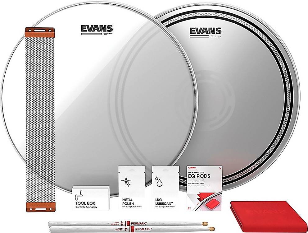 Evans Ec Reverse Dot Snare Tune Up Kit 14 In