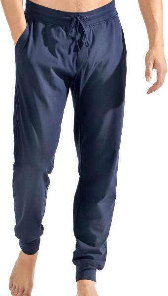 Bread & Boxers Pyjama Pant Pyjamas Herr Blå