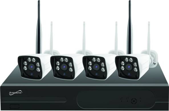 Wireless security cameras SUPERSONIC Wireless Security Camera System with