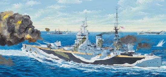 Trumpeter 1/200 Scale HMS Nelson 1944 Model Kit