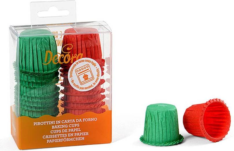 Decora Ruffled Christmas Muffinsform 3 cm