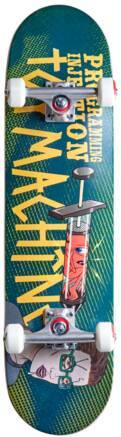 Toy Machine Complete Skateboard Programming Injection Green/Yellow 8"
