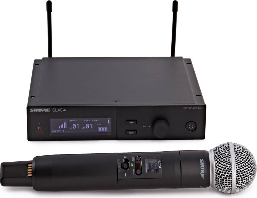 Shure sm58 Shure SLXD24 SM58-K59 Wireless Microphone System