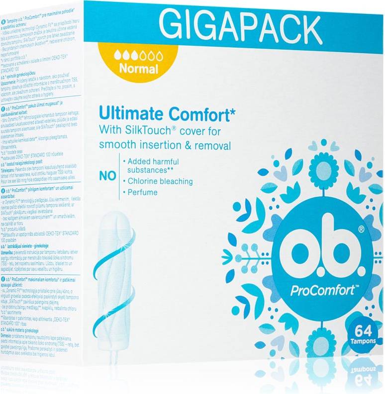 Normal O.b. Normal tampons 64pcs.